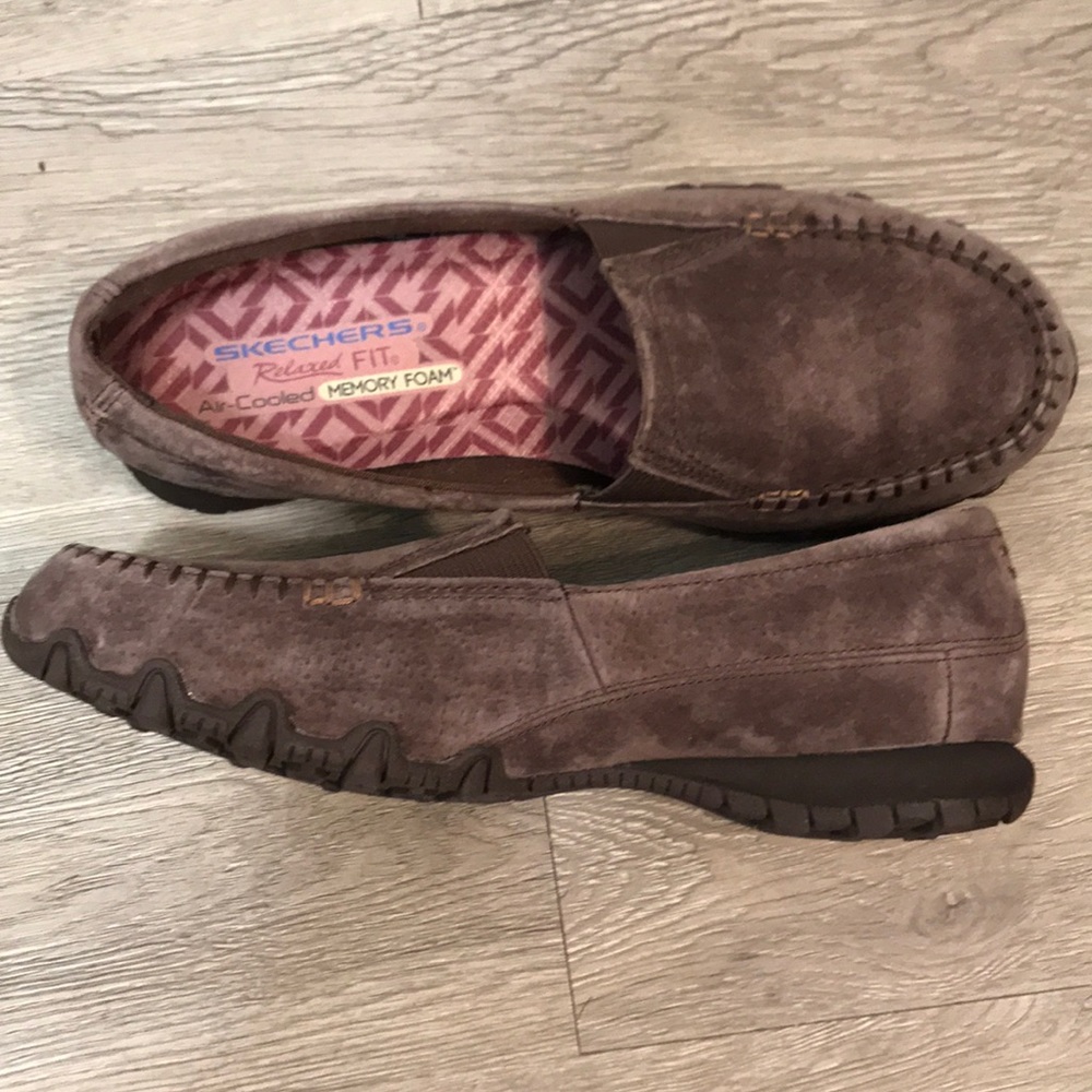 Skechers memory foam slip ons